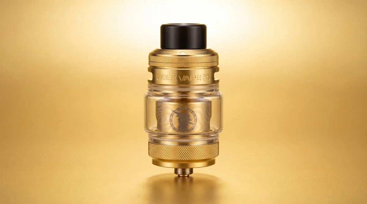 GeekVape Zeus Sub-Ohm Tank in Gold.